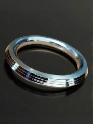 HARSHIT ENT Stainless Steel Silver Kada
