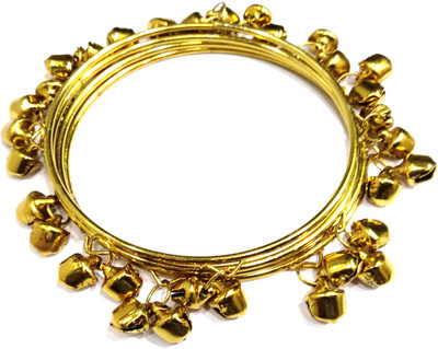 Gurjari Jewellers Brass Silver Bangle Set(Pack of 4)