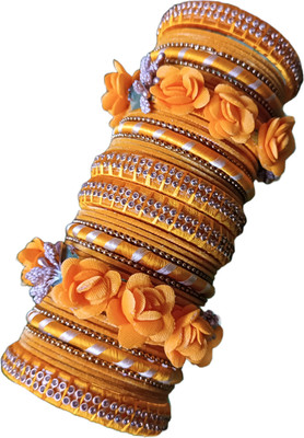 Neeraj Craft Fabric Bangle Set(Pack of 2)