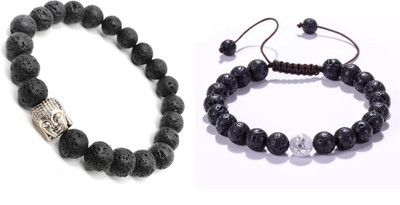 Malas Collection Stone Bracelet Set(Pack of 2)