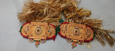 Aaruhi Creation Alloy Gold-plated Armlet(Pack of 2)