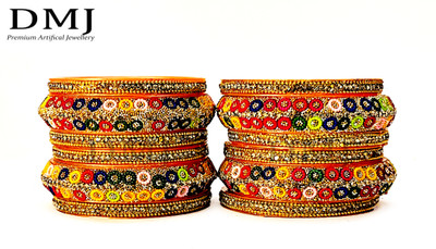 DMJ Plastic Bangle Set(Pack of 10)