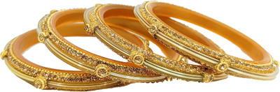 Garnet Gems Plastic Zircon Kada(Pack of 4)