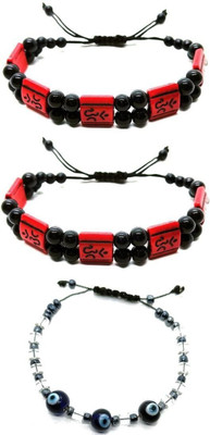KINGSTYLEIMPEX Plastic Charm Bracelet(Pack of 3)