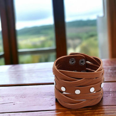 Faizam Collection Leather Bracelet