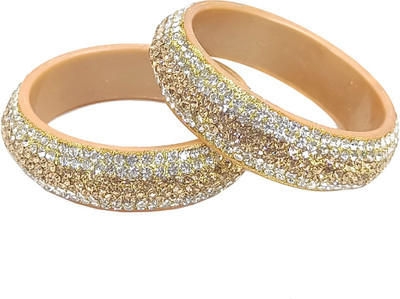 PRETTY GEMS Plastic Zircon Kada(Pack of 2)