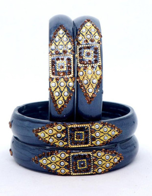 RADHA MOHAN EMPIRE Glass Kada(Pack of 4)