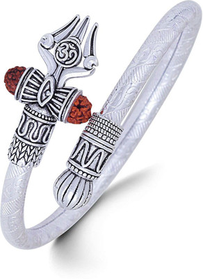 JS Enterprises Brass Silver Bracelet