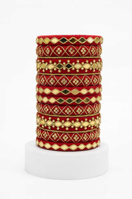 JNT SIMPEX Fabric Bangle Set(Pack of 10)
