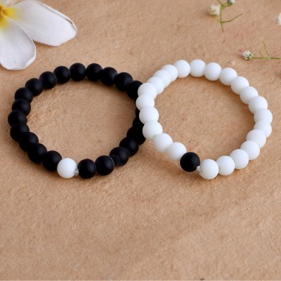 Jewelswonder Stone Beads Bracelet(Pack of 2)