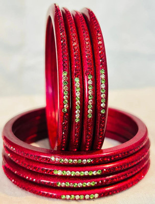 DUAA FASHIONS Lac Bangle Set(Pack of 8)