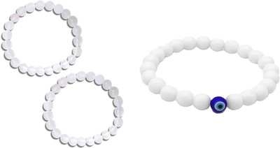 Malas Collection Stone, Crystal Bracelet Set(Pack of 2)