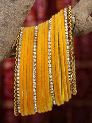 ZENEME Alloy Gold-plated Bangle Set