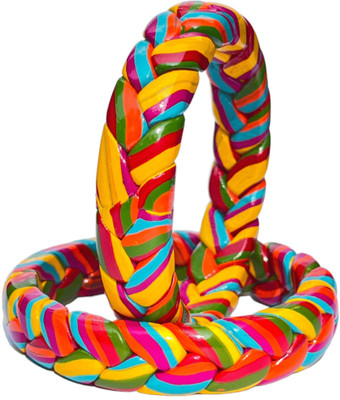 Aaroz and Company Lac Bangle(Pack of 2)