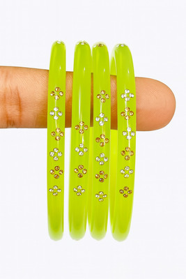 Mars And Venus Plastic Bangle Set(Pack of 4)