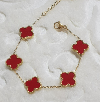 Gleve Stainless Steel Pearl Gold-plated Bracelet