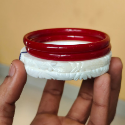 aj seashells Shell Shakha Pola(Pack of 4)