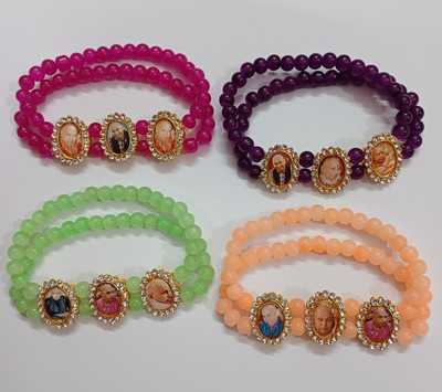 GURU JI CREATION Plastic Bracelet Set(Pack of 4)