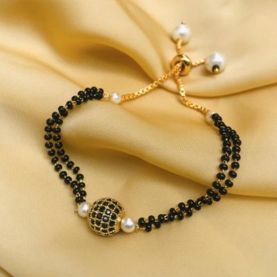 Wynona Brass, Metal, Alloy Zircon Gold-plated Bracelet