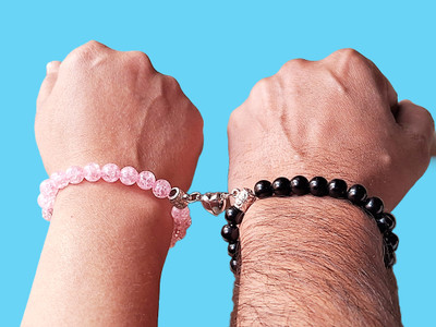 ANAY Stone Beads Bracelet(Pack of 2)
