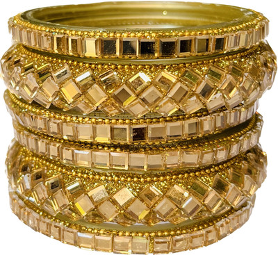 BM TRADING COMPONY Glass Pearl Kada(Pack of 6)