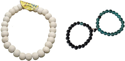 HouseOfCommon Stone, Crystal, Dori, Glass Bracelet Set(Pack of 2)