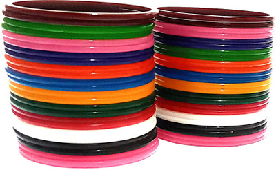 KB Corner Plastic Bangle Set(Pack of 48)