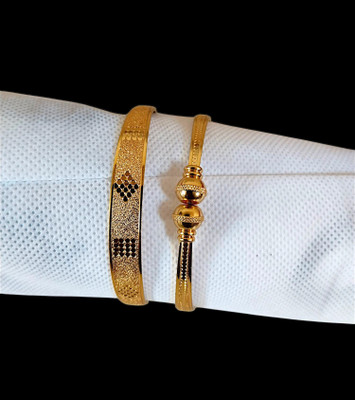 HD PITHADIYA Copper Gold-plated Cuff(Pack of 2)