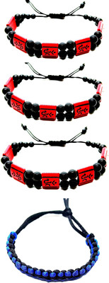 KINGSTYLEIMPEX Dori Charm Bracelet(Pack of 4)