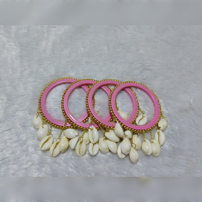MAHAVEER TRADERS Alloy Gold-plated Bangle Set(Pack of 4)
