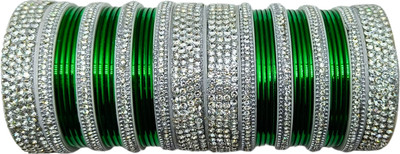RENOY Metal Bangle Set(Pack of 10)