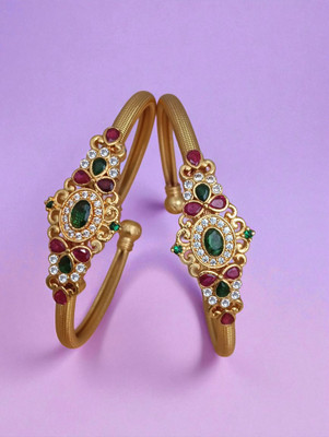 ANOUK Brass Diamond Gold-plated Bangle