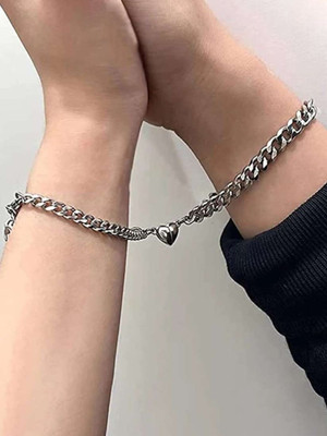 Dressberry Alloy Silver Bracelet Set(Pack of 2)