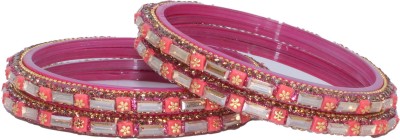 PRP Collection Glass Crystal Enamel Bangle Set