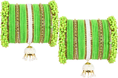 NMII Metal Beads, Zircon Chudas(Pack of 54)