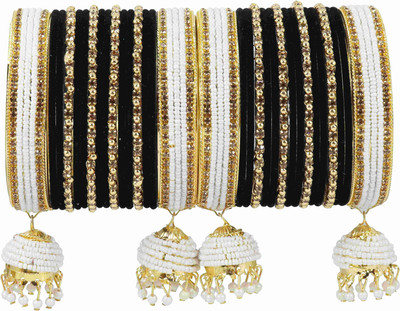 NMII Metal Zircon Gold-plated Bangle Set(Pack of 32)