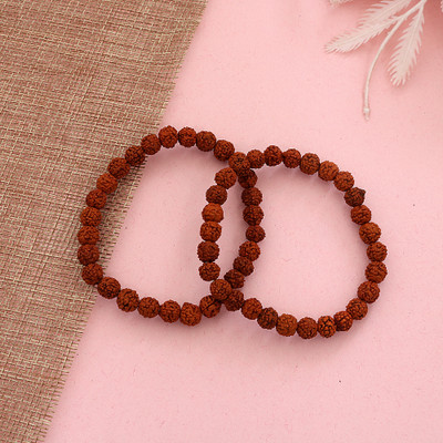 MODERN CULTURE JEWELS Rudraksha Bracelet(Pack of 2)