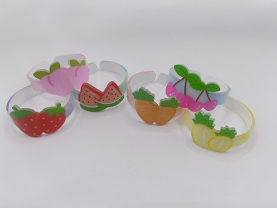 Satrangi Plastic Enamel Bracelet Set(Pack of 6)
