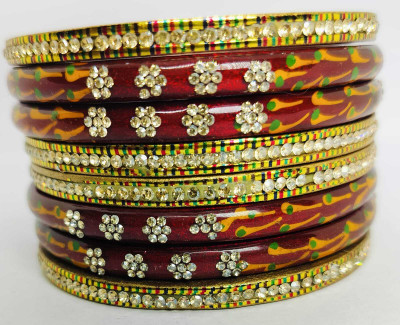 Ladiesstop Lac Bangle Set(Pack of 8)