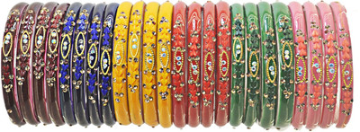 ZOJIYO Glass Cubic Zirconia Kada(Pack of 10)
