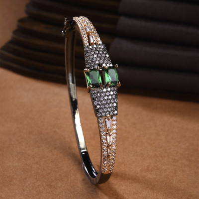 ZENEME Brass Cubic Zirconia Bracelet