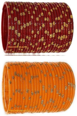 YUVI ENTERPRISES Glass Bangle Set(Pack of 10)