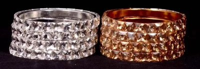 Navodha Creations Brass Bangle Set(Pack of 8)