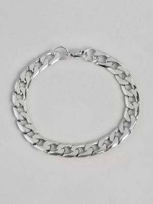 Harsh Enterprises Stainless Steel Silver Bracelet
