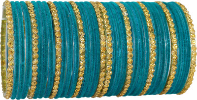 ZULKA Glass Bangle Set(Pack of 34)