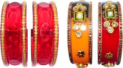 Handloom Creations Plastic Crystal Kada(Pack of 12)