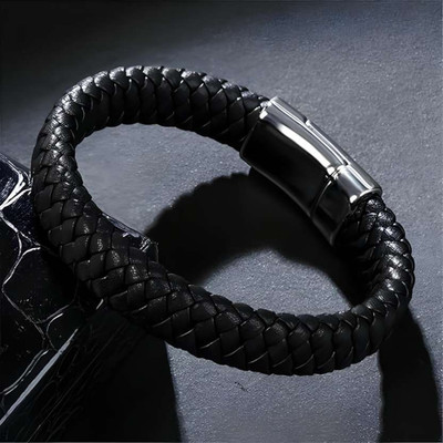 REVERSEA Leather Charm Bracelet