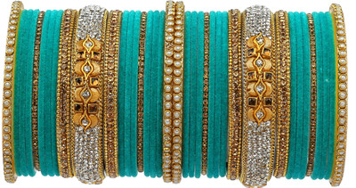 Rijoli Metal Bangle Set(Pack of 10)