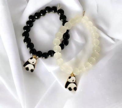 Faizam Collection Crystal Beads Bangle Set