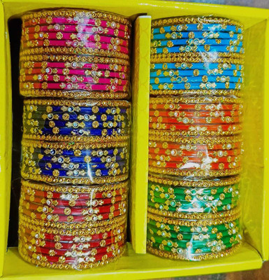 ZOJIYO Glass Zircon Bangle Set